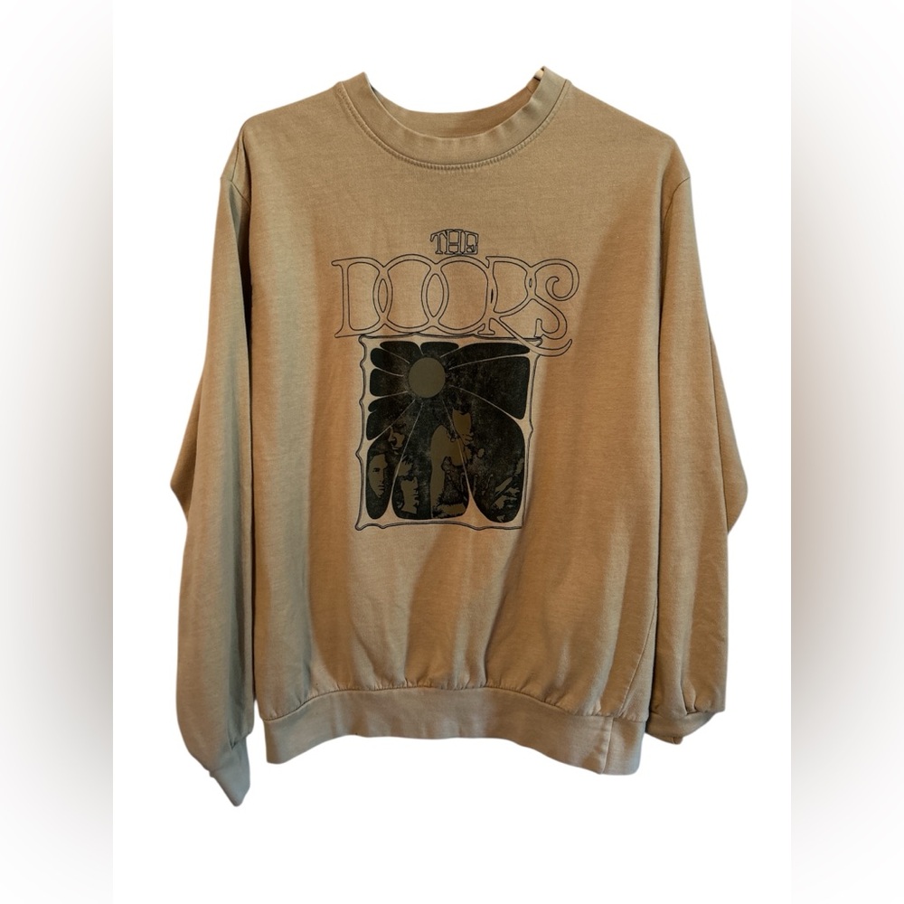 The Doors Crew Sweatshirt Size Large Jim Morrison